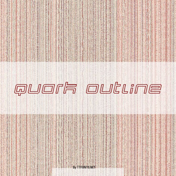Quark Outline example